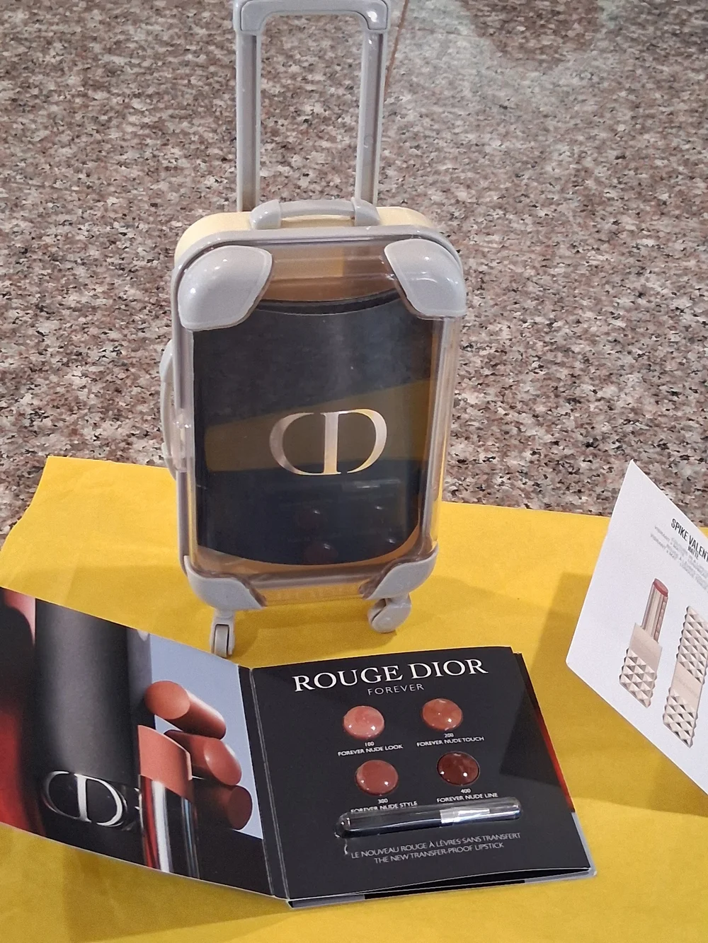 Mini Suitcase with Rouge Dior W/ Sample & Valentino